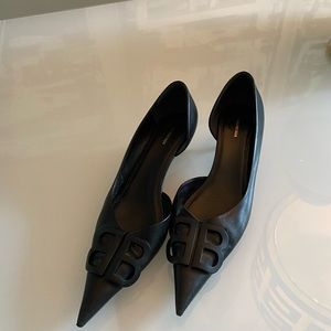 Balenciaga kitten heels. Good condition. Slight scuff to toes on underside